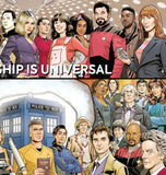 SOLD OUT-Star Trek & Doctor Who-Friendship is Universal Print