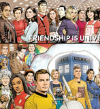 SOLD OUT-Star Trek & Doctor Who-Friendship is Universal Print